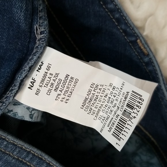 Naf Naf Boot Cut Medium Rise Blue Jean . 8 - Picture 16 of 16